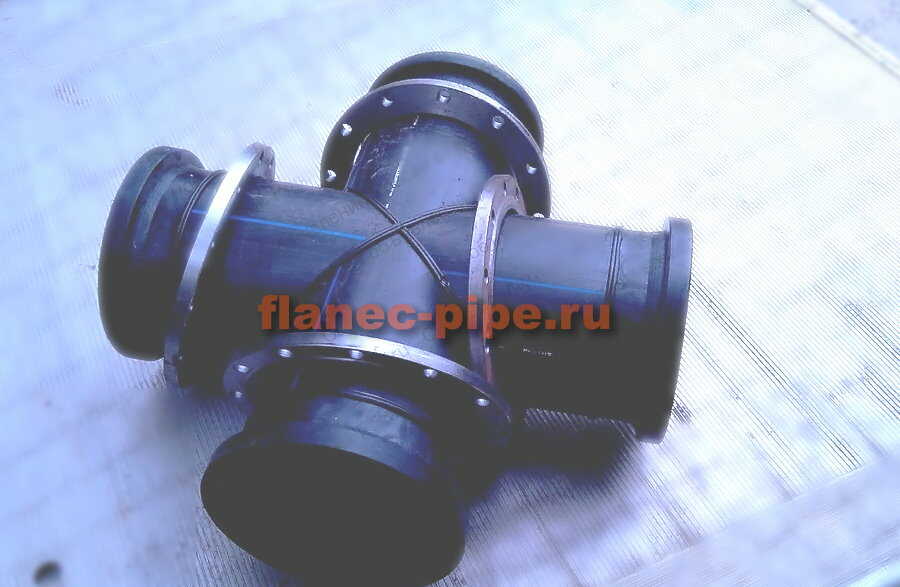 Крестовина ПЭ офланцованная во Владивостоке
